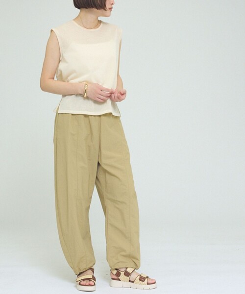 Au BANNISTER（オゥバニスター）の「【軽量】Wベルトスポーツサンダル（サンダル・レディース・ブラック/ブラウン/アイボリー・38/37/36/35/39）」の16枚目の写真