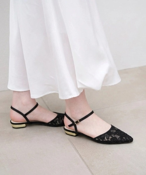 Launa lea(ラウナレア)の「フラワーチュールストラップパンプス(0600A)(パンプス・レディース・モカ/アイボリー/ブラック・25.0cm/22.0cm/22.5cm/25.5cm/23.0cm/23.5cm/24.0cm/24.5cm)」の12枚目の写真