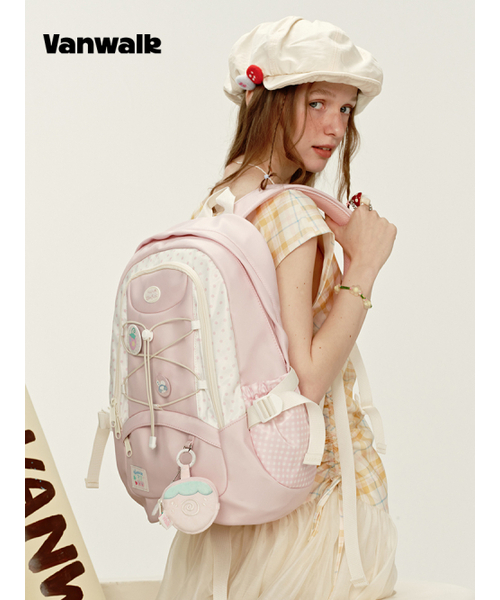 VANWALK（バンウォーク）の「ボニバックパック [ピンク]（バックパック/リュック・レディース・ピンク・FREE）」の3枚目の写真