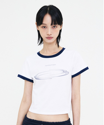 Opening Project | W  Identity Ringer T Shirt - White(Tシャツ/カットソー)