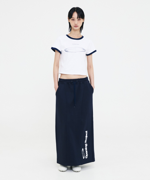 Opening Project（オープニングプロジェクト）の「W  Identity Ringer T Shirt - White（Tシャツ/カットソー・レディース・その他・WS/WM）」の6枚目の写真