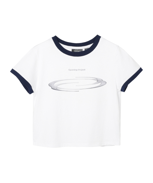 Opening Project（オープニングプロジェクト）の「W  Identity Ringer T Shirt - White（Tシャツ/カットソー・レディース・その他・WS/WM）」の8枚目の写真