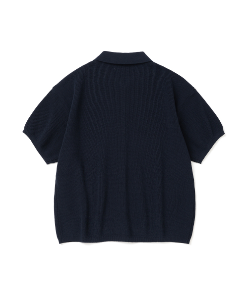 KNITTED(ニッティド)の「クールエバー PK クロップ半袖カーディガン NAVY(ニット/セーター・レディース・その他・MEDIUM/LARGE/X-LARGE)」の7枚目の写真