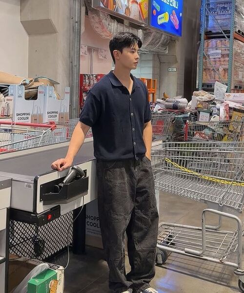 KNITTED(ニッティド)の「クールエバー PK クロップ半袖カーディガン NAVY(ニット/セーター・レディース・その他・MEDIUM/LARGE/X-LARGE)」の10枚目の写真