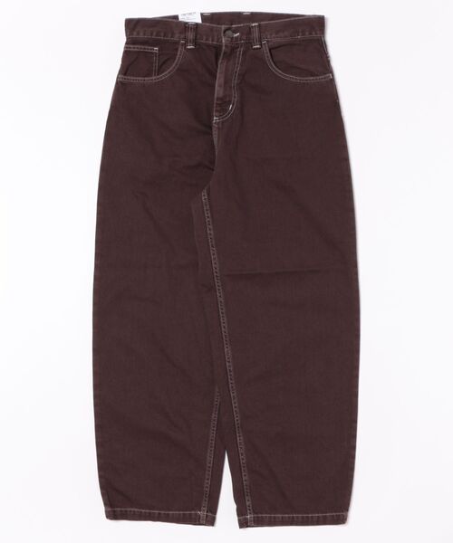 Carhartt（カーハート）の「Carhartt WIP/カーハートダブリューアイピー ロングパンツ カラーデニム ブランドンパンツ Brandon Pant I034809（デニムパンツ・メンズ・ダークブラウン・S/M/L）」の3枚目の写真