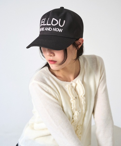 elldu(エルドゥ)の「「elldu/エルドゥ」Waver Chain Stitch Cap ステッチキャップ ユニセックス(キャップ・レディース・ネイビー/バーガンディー/ブラウン/アッシュブラウン/チャコールグレー/ブラック・FREE)」の7枚目の写真