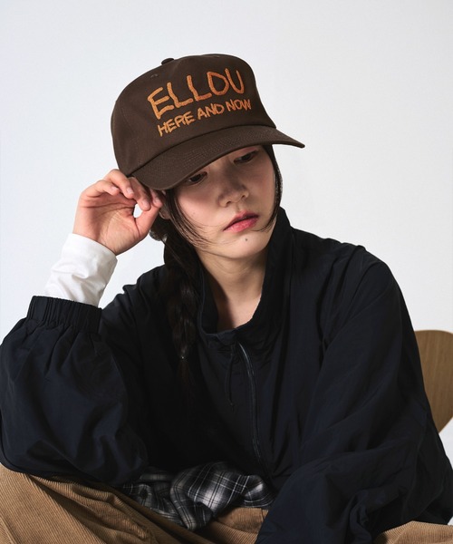 elldu(エルドゥ)の「「elldu/エルドゥ」Waver Chain Stitch Cap ステッチキャップ ユニセックス(キャップ・レディース・ネイビー/バーガンディー/ブラウン/アッシュブラウン/チャコールグレー/ブラック・FREE)」の12枚目の写真