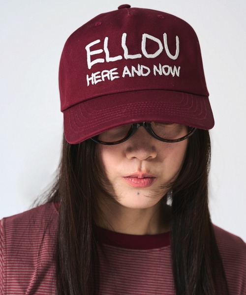 elldu(エルドゥ)の「「elldu/エルドゥ」Waver Chain Stitch Cap ステッチキャップ ユニセックス(キャップ・レディース・ネイビー/バーガンディー/ブラウン/アッシュブラウン/チャコールグレー/ブラック・FREE)」の15枚目の写真
