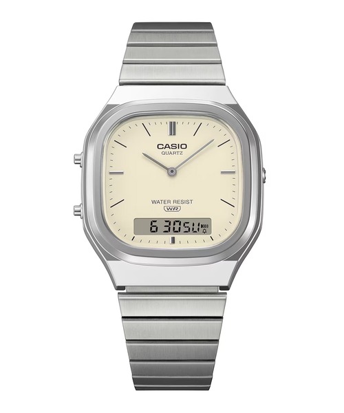 CASIO(カシオ)の「CASIO/カシオ 腕時計 CASIO CLASSIC AQ-240E-7A2JF(アナログ腕時計・メンズ・シルバー×ホワイトクォーツ・FREE)」の6枚目の写真