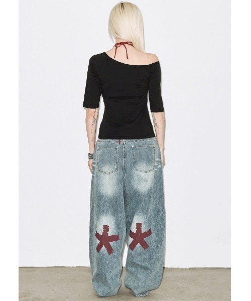 A'GEM/9 × .kom 『FANCY CLUB/ファンシークラブ』BAYWATCH DENIM PANTS