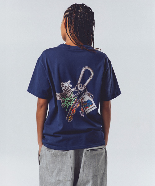 WKNDRS（ウィーキャンドース）の「KEYRING T-SHIRT (NAVY)（Tシャツ/カットソー・レディース・その他・SMALL/MEDIUM/LARGE/X-LARGE）」の10枚目の写真