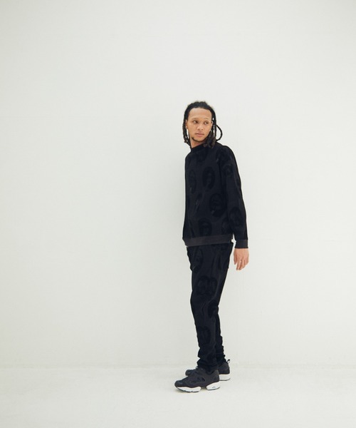 STOF（ストフ）の「STOF/ストフ/Anarchy/Flocky Pulover（スウェット・メンズ・ブラック/ホワイト・M/S）」の9枚目の写真
