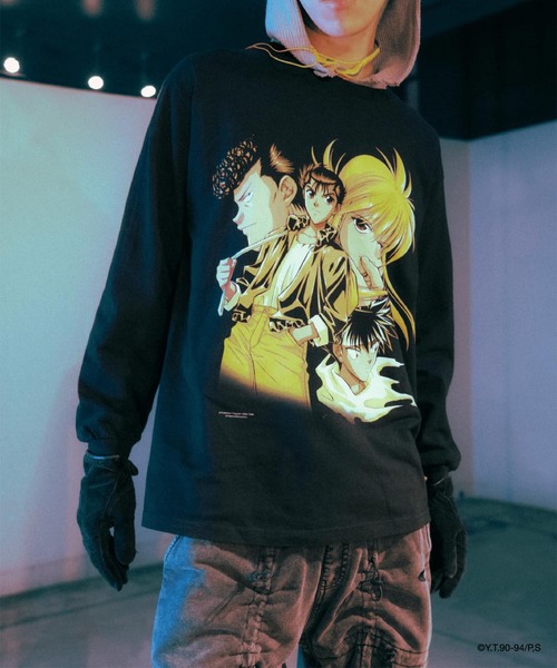 F-LAGSTUF-F / フラグスタフ 'MULTI' LS TEE(x幽遊白書)（Tシャツ