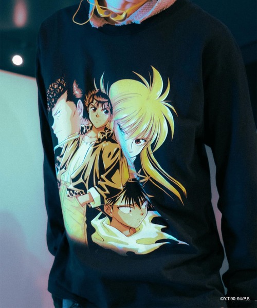 F-LAGSTUF-F / フラグスタフ 'MULTI' LS TEE(x幽遊白書)（Tシャツ