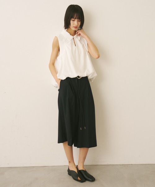 AIC.(エーアイシー)の「バルーンポロドロップテールトップス(その他トップス・レディース・オフホワイト/ライトブルー/ブラック/ピンク・FREE)」の16枚目の写真