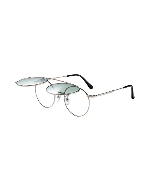 CALEE（キャリー）の「FLIP UP TYPE CIRCLE METAL GLASSES ＜EXCLUSIVE＞（メガネ・メンズ・シルバー系その他2/シルバー系その他/シルバー系その他3・FREE）」の4枚目の写真