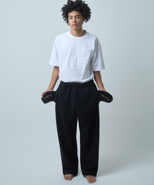 NO MONEY WIDE SWEATPANTS | BOKUNOU COMMON（スウェットパンツ