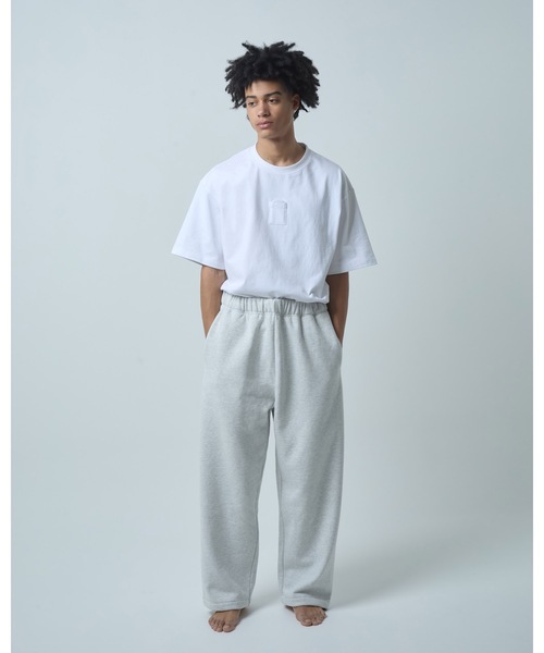 COMMON BASE(コモンベース)の「NO MONEY WIDE SWEATPANTS | BOKUNOU COMMON(スウェットパンツ・メンズ・ブラック/ヘザーグレー・L-XL/S-M)」の21枚目の写真
