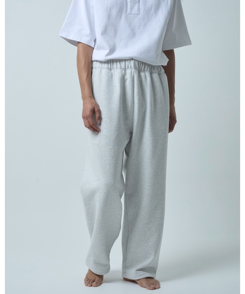 COMMON BASE(コモンベース)の「NO MONEY WIDE SWEATPANTS | BOKUNOU COMMON(スウェットパンツ・メンズ・ブラック/ヘザーグレー・L-XL/S-M)」の16枚目の写真