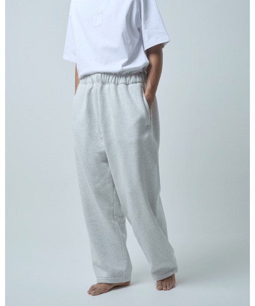 COMMON BASE(コモンベース)の「NO MONEY WIDE SWEATPANTS | BOKUNOU COMMON(スウェットパンツ・メンズ・ブラック/ヘザーグレー・L-XL/S-M)」の13枚目の写真