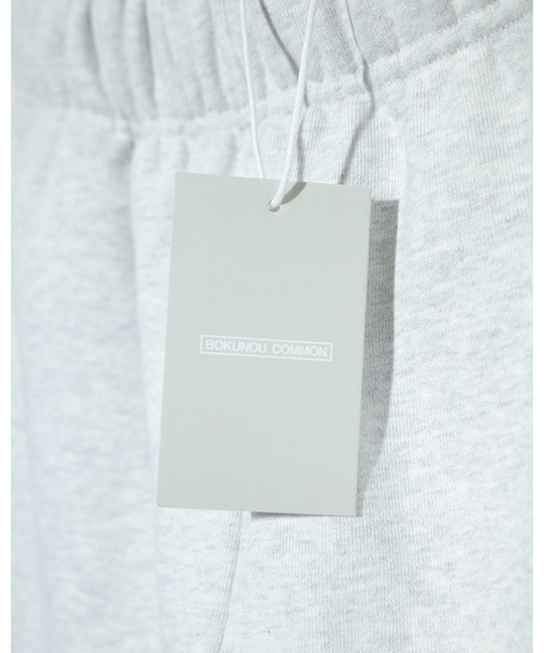 COMMON BASE(コモンベース)の「NO MONEY WIDE SWEATPANTS | BOKUNOU COMMON(スウェットパンツ・メンズ・ブラック/ヘザーグレー・L-XL/S-M)」の6枚目の写真