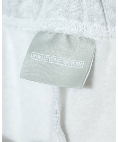 COMMON BASE(コモンベース)の「NO MONEY WIDE SWEATPANTS | BOKUNOU COMMON(スウェットパンツ・メンズ・ブラック/ヘザーグレー・L-XL/S-M)」の7枚目の写真