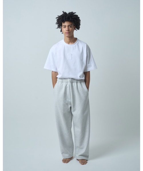 COMMON BASE(コモンベース)の「NO MONEY WIDE SWEATPANTS | BOKUNOU COMMON(スウェットパンツ・メンズ・ブラック/ヘザーグレー・L-XL/S-M)」の20枚目の写真