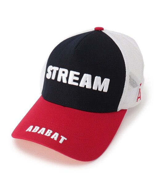 ADABAT STREAM（アダバットストリーム）の「STREAMメッシュキャップ（キャップ・メンズ・ホワイト系/ブラック/レッド系1/ネイビー・00）」の5枚目の写真