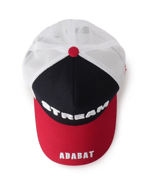 ADABAT STREAM（アダバットストリーム）の「STREAMメッシュキャップ（キャップ・メンズ・ホワイト系/ブラック/レッド系1/ネイビー・00）」の7枚目の写真