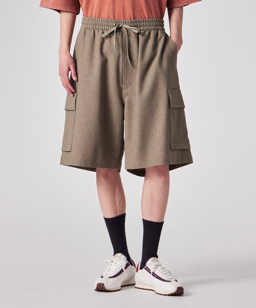 PS Paul Smith(ピーエスポールスミス)の「RIRANCHA(R) カーゴショーツ / 162754 EXS02(その他パンツ・メンズ・ダークグレー/カーキブラウン/ブラック・LARGE/MEDIUM/SMALL)」の3枚目の写真