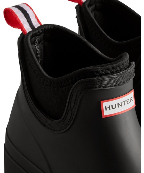 ELLEgirl（エルガール）の「HUNTER w playchelseaneopreneboot（レインシューズ・レディース・ブラック・23.0cm）」の4枚目の写真