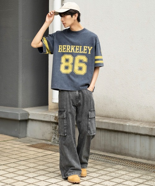 WEGO(ウィゴー)の「WEGO/【26年春夏新作】ナンバリングTシャツ(Tシャツ/カットソー・メンズ・レッド/ブラック/ネイビー/ホワイト・MEDIUM/LARGE)」の11枚目の写真