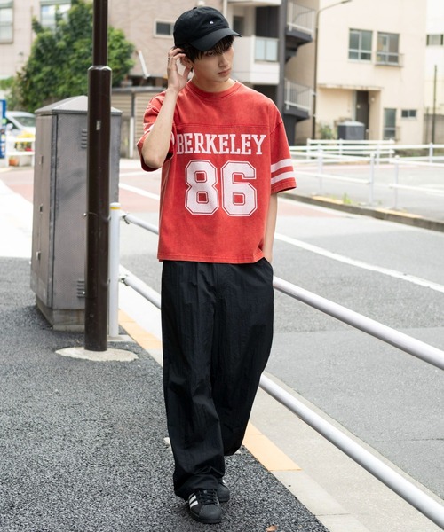 WEGO(ウィゴー)の「WEGO/【26年春夏新作】ナンバリングTシャツ(Tシャツ/カットソー・メンズ・レッド/ブラック/ネイビー/ホワイト・MEDIUM/LARGE)」の12枚目の写真