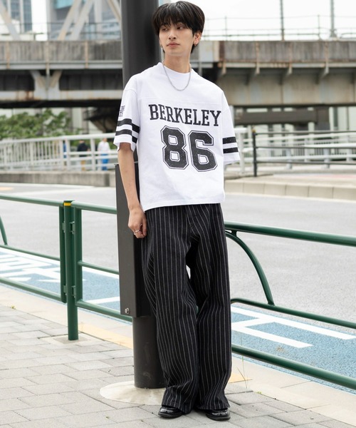 WEGO(ウィゴー)の「WEGO/【26年春夏新作】ナンバリングTシャツ(Tシャツ/カットソー・メンズ・レッド/ブラック/ネイビー/ホワイト・MEDIUM/LARGE)」の9枚目の写真
