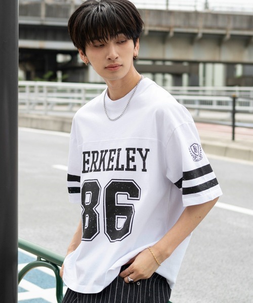 WEGO(ウィゴー)の「WEGO/【26年春夏新作】ナンバリングTシャツ(Tシャツ/カットソー・メンズ・レッド/ブラック/ネイビー/ホワイト・MEDIUM/LARGE)」の18枚目の写真
