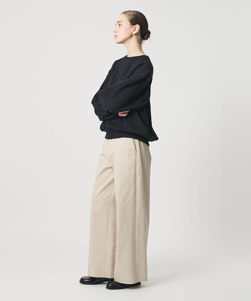 ER(イーアール)の「<ER>チノ ワイド パンツ(その他パンツ・レディース・ベージュ/ブラック/ナチュラル・S/M)」の14枚目の写真