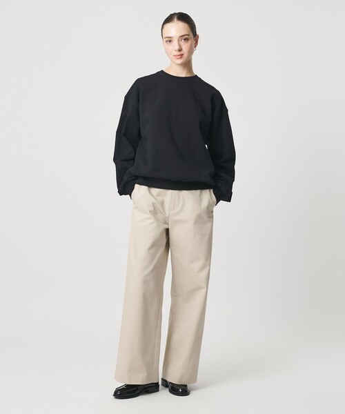 ER(イーアール)の「<ER>チノ ワイド パンツ(その他パンツ・レディース・ベージュ/ブラック/ナチュラル・S/M)」の15枚目の写真