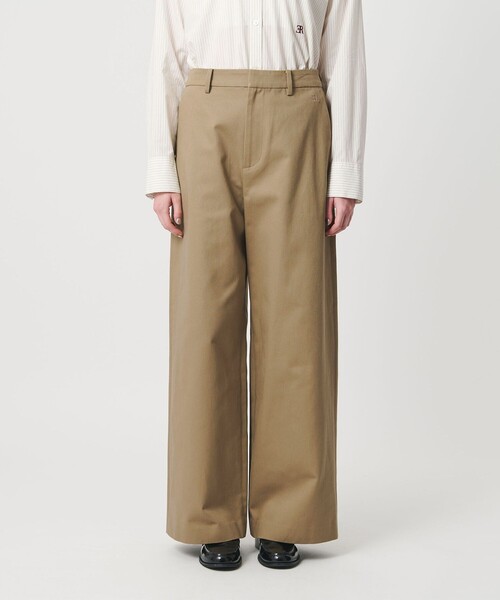 ER(イーアール)の「<ER>チノ ワイド パンツ(その他パンツ・レディース・ベージュ/ブラック/ナチュラル・S/M)」の16枚目の写真