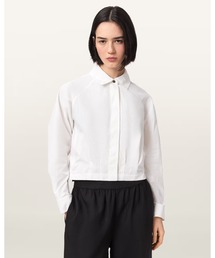 NARA CROPPED LONG SLEEVE SHIRT | NARA クロップド 長袖 シャツ