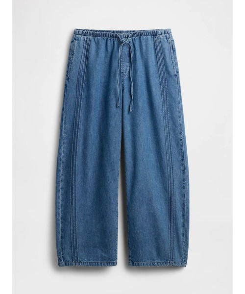 GAP（ギャップ）の「ミッドライズ ウルトラソフト イージーウエスト バレルデニム（デニムパンツ・レディース・インディゴブルー・XS/S/M/L/XXS）」の6枚目の写真