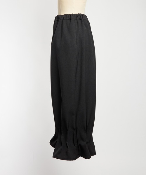 gomme(ゴム)の「ウーリーライクタックパンツ(その他パンツ・レディース・カーキ/ブラック/チャコールグレー・MEDIUM)」の17枚目の写真