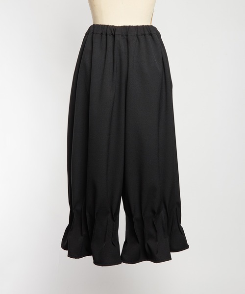 gomme(ゴム)の「ウーリーライクタックパンツ(その他パンツ・レディース・カーキ/ブラック/チャコールグレー・MEDIUM)」の18枚目の写真