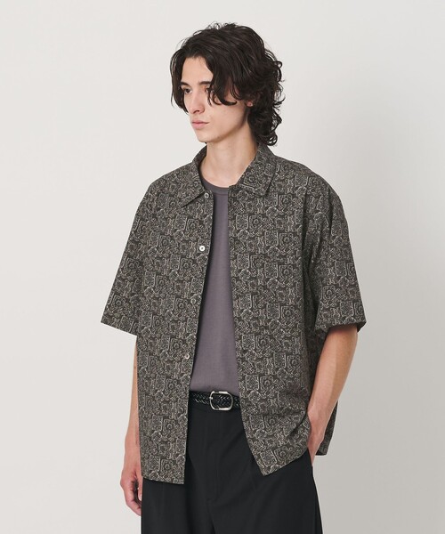 BEAUTY&YOUTH UNITED ARROWS(ビューティーアンドユースユナイテッドアローズ)の「ロンシャン モダン バティック キャンプカラー シャツ GRANDE型(シャツ/ブラウス・メンズ・ダークグリーン・L/XL/M/S)」の14枚目の写真