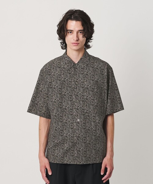 BEAUTY&YOUTH UNITED ARROWS(ビューティーアンドユースユナイテッドアローズ)の「ロンシャン モダン バティック キャンプカラー シャツ GRANDE型(シャツ/ブラウス・メンズ・ダークグリーン・L/XL/M/S)」の2枚目の写真