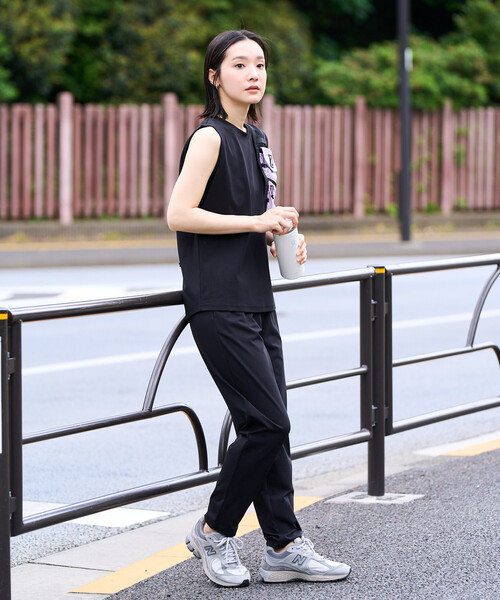 FREAK'S STORE(フリークスストア)の「限定展開 <吸水速乾・接触冷感・UVカット>スピードライ ノースリーブ セットアップ(トップス・パンツ)(その他パンツ・レディース・ブラウン/サックスブルー/ブラック/ベージュ/ネイビー・SMALL/MEDIUM)」の15枚目の写真