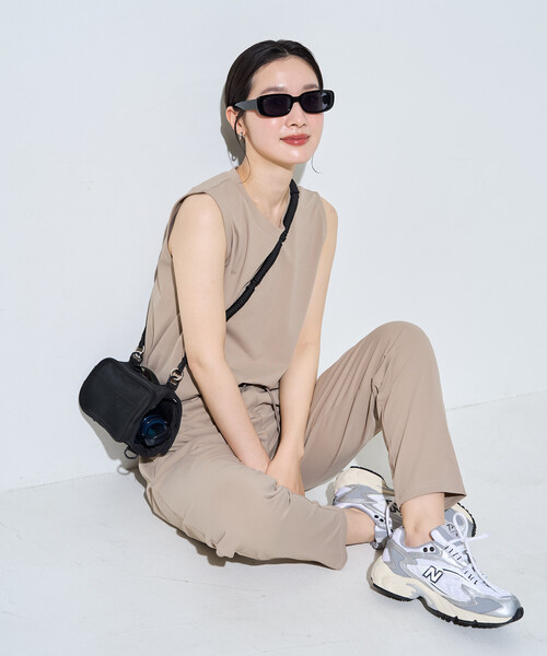 【Na.e】2wayノースリーブオールインワン ワイドパンツシルエット Mサイズ Na.e】2wayノースリーブオールインワン ワイドパンツシルエット M
