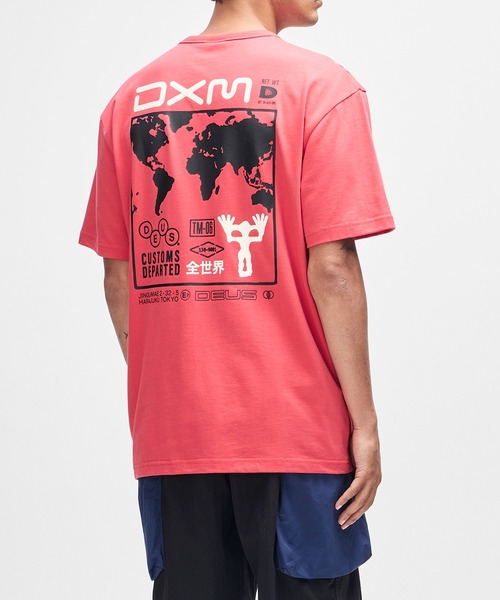 DEUS EX MACHINA(デウスエクスマキナ)の「DEPARTED TEE(Tシャツ/カットソー・メンズ・ホワイト/レッド・M/L)」の1枚目の写真