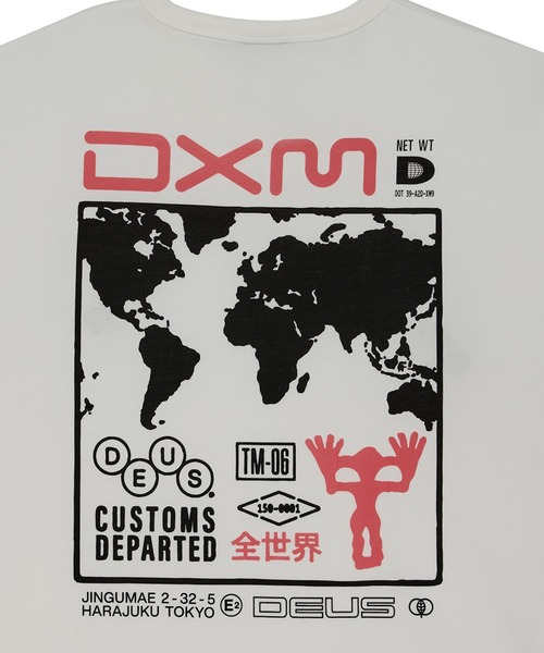 DEUS EX MACHINA(デウスエクスマキナ)の「DEPARTED TEE(Tシャツ/カットソー・メンズ・ホワイト/レッド・M/L)」の13枚目の写真