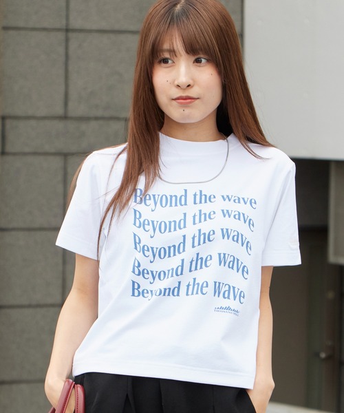 THOUSAND MILE(サウザンドマイル)の「THOUSAND MILE/サウザンドマイル SHORT SLEEVE COMPACT PRINT T-SHIRT 秋 秋服 2026年秋冬(Tシャツ/カットソー・レディース・ホワイト/ブラック/ブラウン・FREE)」の17枚目の写真