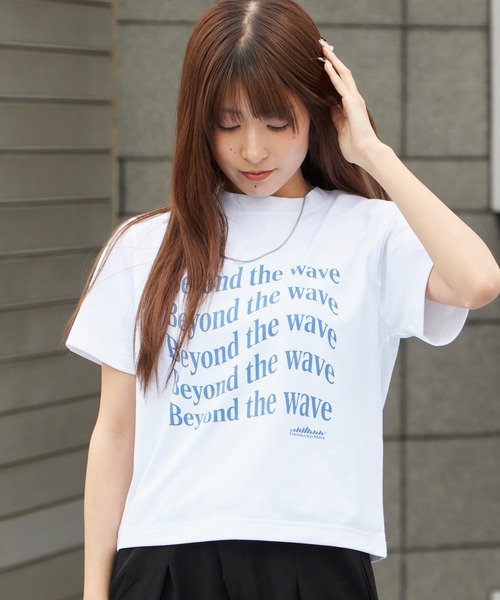 THOUSAND MILE(サウザンドマイル)の「THOUSAND MILE/サウザンドマイル SHORT SLEEVE COMPACT PRINT T-SHIRT 秋 秋服 2026年秋冬(Tシャツ/カットソー・レディース・ホワイト/ブラック/ブラウン・FREE)」の19枚目の写真